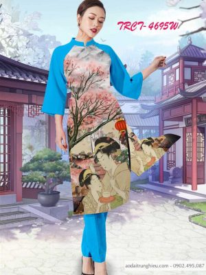Vải áo dài cách tân cô gái nhât kiểu mới AD TRCT 4695 43 1584152475 671 Vai ao dai cach tan co gai nhat kieu moi