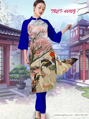 Vải áo dài cách tân cô gái nhât kiểu mới AD TRCT 4695 45 1584152475 814 Vai ao dai cach tan co gai nhat kieu moi