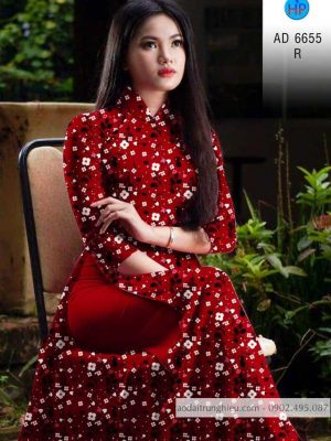 Vải áo dài Hoa nhỏ kiểu mới AD 6655 26 1584153562 891 Vai ao dai Hoa nho kieu moi AD 6655