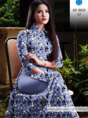 Vải áo dài Hoa nhỏ kiểu mới AD 6655 32 1584153563 399 Vai ao dai Hoa nho kieu moi AD 6655