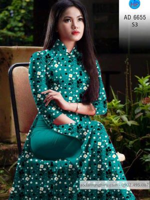 Vải áo dài Hoa nhỏ kiểu mới AD 6655 29 1584153563 528 Vai ao dai Hoa nho kieu moi AD 6655