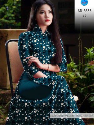 Vải áo dài Hoa nhỏ kiểu mới AD 6655 34 1584153563 662 Vai ao dai Hoa nho kieu moi AD 6655