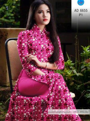 Vải áo dài Hoa nhỏ kiểu mới AD 6655 28 1584153563 786 Vai ao dai Hoa nho kieu moi AD 6655