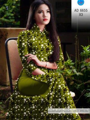 Vải áo dài Hoa nhỏ kiểu mới AD 6655 36 1584153563 909 Vai ao dai Hoa nho kieu moi AD 6655