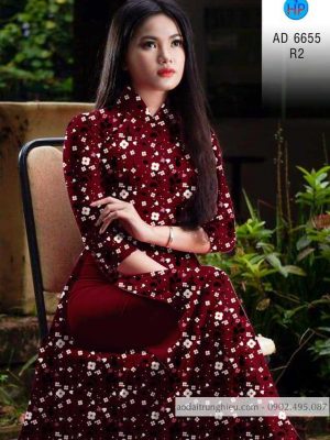 Vải áo dài Hoa nhỏ kiểu mới AD 6655 30 1584153563 982 Vai ao dai Hoa nho kieu moi AD 6655