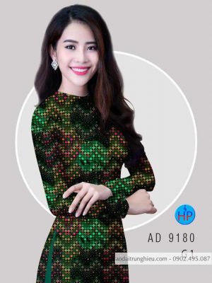 Vải áo dài Hoa văn ô vuông nhí mới ra AD 9180 30 1584153678 789 Vai ao dai Hoa van o vuong nhi moi ra