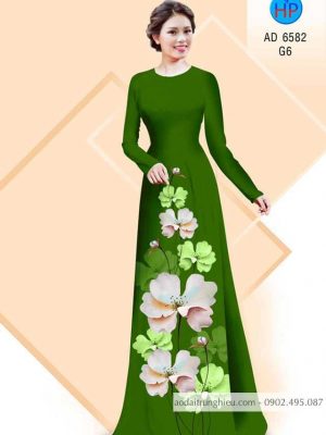 Vải áo dài Hoa in 3D kiểu mới AD 6582 33 1584155079 188 Vai ao dai Hoa in 3D kieu moi AD 6582