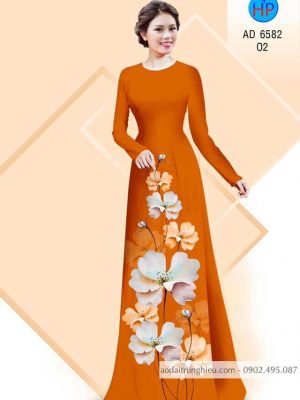 Vải áo dài Hoa in 3D kiểu mới AD 6582 25 1584155079 385 Vai ao dai Hoa in 3D kieu moi AD 6582
