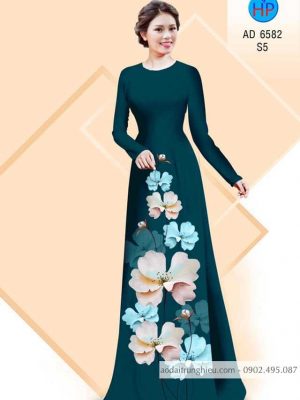 Vải áo dài Hoa in 3D kiểu mới AD 6582 22 1584155079 945 Vai ao dai Hoa in 3D kieu moi AD 6582
