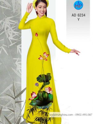 Vải áo dài Hoa Sen thiết kế 2020 AD 6234 26 1584156402 146 Vai ao dai Hoa Sen thiet ke 2020 AD 6234