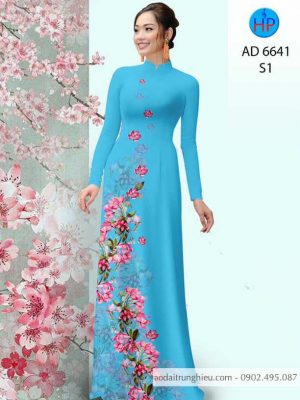 Vải áo dài Hoa in 3D kiểu mới AD 6641 27 1584157456 204 Vai ao dai Hoa in 3D kieu moi AD 6641