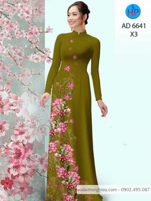 Vải áo dài Hoa in 3D kiểu mới AD 6641 35 1584157456 55 Vai ao dai Hoa in 3D kieu moi AD 6641