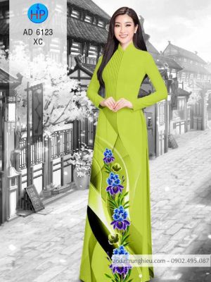 Vải áo dài Hoa in 3D kiểu mới AD 6123 23 1584157593 410 Vai ao dai Hoa in 3D kieu moi AD 6123