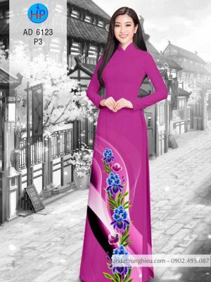 Vải áo dài Hoa in 3D kiểu mới AD 6123 25 1584157593 459 Vai ao dai Hoa in 3D kieu moi AD 6123