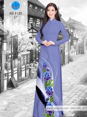 Vải áo dài Hoa in 3D kiểu mới AD 6123 27 1584157593 537 Vai ao dai Hoa in 3D kieu moi AD 6123