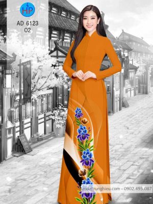 Vải áo dài Hoa in 3D kiểu mới AD 6123 22 1584157593 648 Vai ao dai Hoa in 3D kieu moi AD 6123