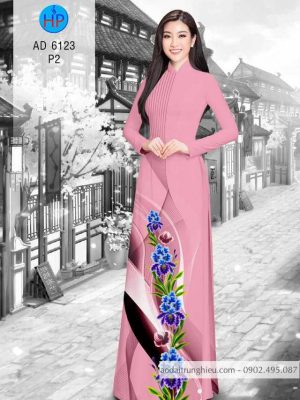 Vải áo dài Hoa in 3D kiểu mới AD 6123 24 1584157593 716 Vai ao dai Hoa in 3D kieu moi AD 6123