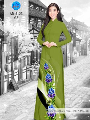 Vải áo dài Hoa in 3D kiểu mới AD 6123 37 1584157594 109 Vai ao dai Hoa in 3D kieu moi AD 6123