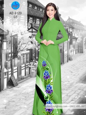 Vải áo dài Hoa in 3D kiểu mới AD 6123 36 1584157594 286 Vai ao dai Hoa in 3D kieu moi AD 6123