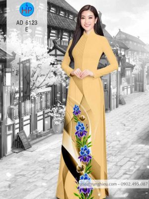 Vải áo dài Hoa in 3D kiểu mới AD 6123 33 1584157594 40 Vai ao dai Hoa in 3D kieu moi AD 6123