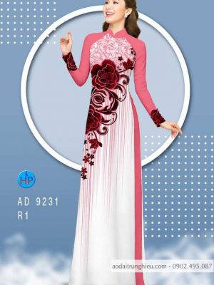 Vải áo dài hoa hồng kiểu mới AD 9231 30 1584157689 432 Vai ao dai hoa hong kieu moi AD 9231