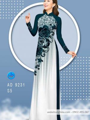Vải áo dài hoa hồng kiểu mới AD 9231 35 1584157690 1 Vai ao dai hoa hong kieu moi AD 9231