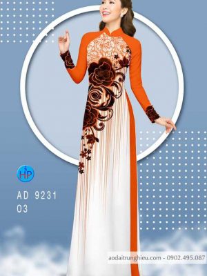 Vải áo dài hoa hồng kiểu mới AD 9231 37 1584157690 703 Vai ao dai hoa hong kieu moi AD 9231