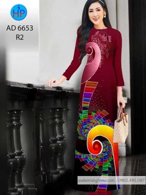 Vải áo dài Lập thể xoáy kiểu mới AD 6653 24 1584160568 298 Vai ao dai Lap the xoay kieu moi AD 6653