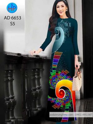 Vải áo dài Lập thể xoáy kiểu mới AD 6653 23 1584160568 427 Vai ao dai Lap the xoay kieu moi AD 6653
