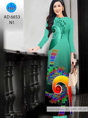 Vải áo dài Lập thể xoáy kiểu mới AD 6653 32 1584160569 851 Vai ao dai Lap the xoay kieu moi AD 6653