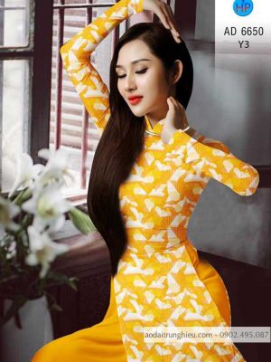 Vải áo dài Lá thiết kế 2020 AD 6650 21 1584160993 605 Vai ao dai La thiet ke 2020 AD 6650