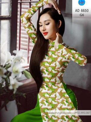 Vải áo dài Lá thiết kế 2020 AD 6650 31 1584160993 613 Vai ao dai La thiet ke 2020 AD 6650