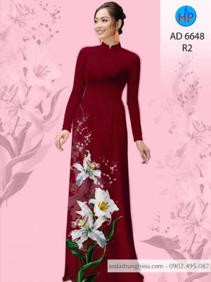Vải áo dài Hoa Ly thiết kế 2020 AD 6648 22 1584161366 897 Vai ao dai Hoa Ly thiet ke 2020 AD 6648