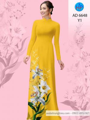 Vải áo dài Hoa Ly thiết kế 2020 AD 6648 32 1584161367 341 Vai ao dai Hoa Ly thiet ke 2020 AD 6648
