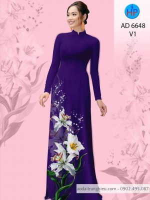 Vải áo dài Hoa Ly thiết kế 2020 AD 6648 30 1584161367 440 Vai ao dai Hoa Ly thiet ke 2020 AD 6648