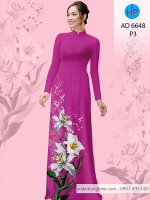 Vải áo dài Hoa Ly thiết kế 2020 AD 6648 26 1584161367 536 Vai ao dai Hoa Ly thiet ke 2020 AD 6648