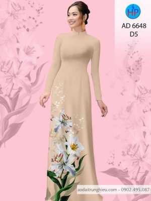 Vải áo dài Hoa Ly thiết kế 2020 AD 6648 37 1584161367 645 Vai ao dai Hoa Ly thiet ke 2020 AD 6648