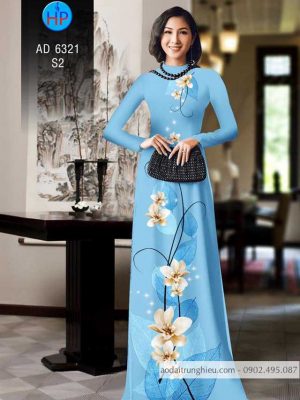 Vải áo dài Hoa và lá mới ra AD 6321 33 1584161809 303 Vai ao dai Hoa va la moi ra AD 6321