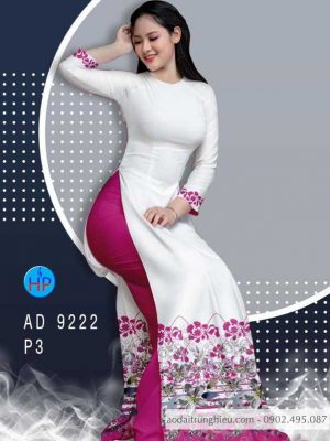 Vải áo dài Hoa in 3D kiểu mới AD 9222 27 1584161994 750 Vai ao dai Hoa in 3D kieu moi AD 9222