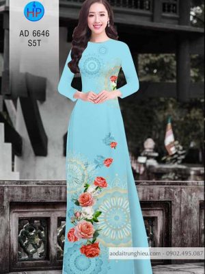 Vải áo dài Hoa hồng thiết kế 2020 AD 6646 24 1584171593 67 Vai ao dai Hoa hong thiet ke 2020 AD 6646