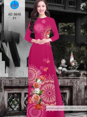 Vải áo dài Hoa hồng thiết kế 2020 AD 6646 37 1584171594 174 Vai ao dai Hoa hong thiet ke 2020 AD 6646