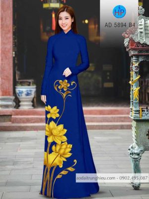 Vải áo dài hoa Sen vàng mới ra AD 5894 34 1584172007 190 Vai ao dai hoa Sen vang moi ra AD 5894