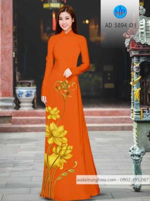 Vải áo dài hoa Sen vàng mới ra AD 5894 25 1584172007 437 Vai ao dai hoa Sen vang moi ra AD 5894