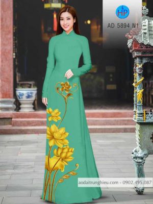 Vải áo dài hoa Sen vàng mới ra AD 5894 22 1584172007 441 Vai ao dai hoa Sen vang moi ra AD 5894