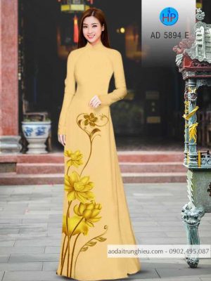 Vải áo dài hoa Sen vàng mới ra AD 5894 28 1584172007 780 Vai ao dai hoa Sen vang moi ra AD 5894