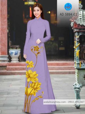 Vải áo dài hoa Sen vàng mới ra AD 5894 35 1584172007 797 Vai ao dai hoa Sen vang moi ra AD 5894