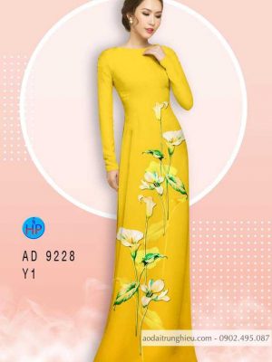 Vải áo dài Hoa Thuỷ Vu thiết kế 2020 AD 9228 30 1584172877 198 Vai ao dai Hoa Thuy Vu thiet ke 2020 AD