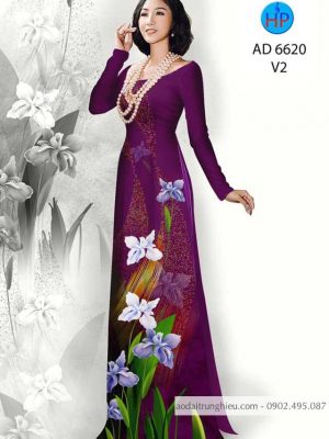 Vải áo dài Hoa Cà thiết kế 2020 AD 6620 27 1584174446 378 Vai ao dai Hoa Ca thiet ke 2020 AD 6620