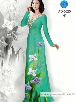 Vải áo dài Hoa Cà thiết kế 2020 AD 6620 30 1584174446 439 Vai ao dai Hoa Ca thiet ke 2020 AD 6620