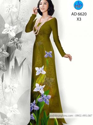 Vải áo dài Hoa Cà thiết kế 2020 AD 6620 25 1584174446 914 Vai ao dai Hoa Ca thiet ke 2020 AD 6620